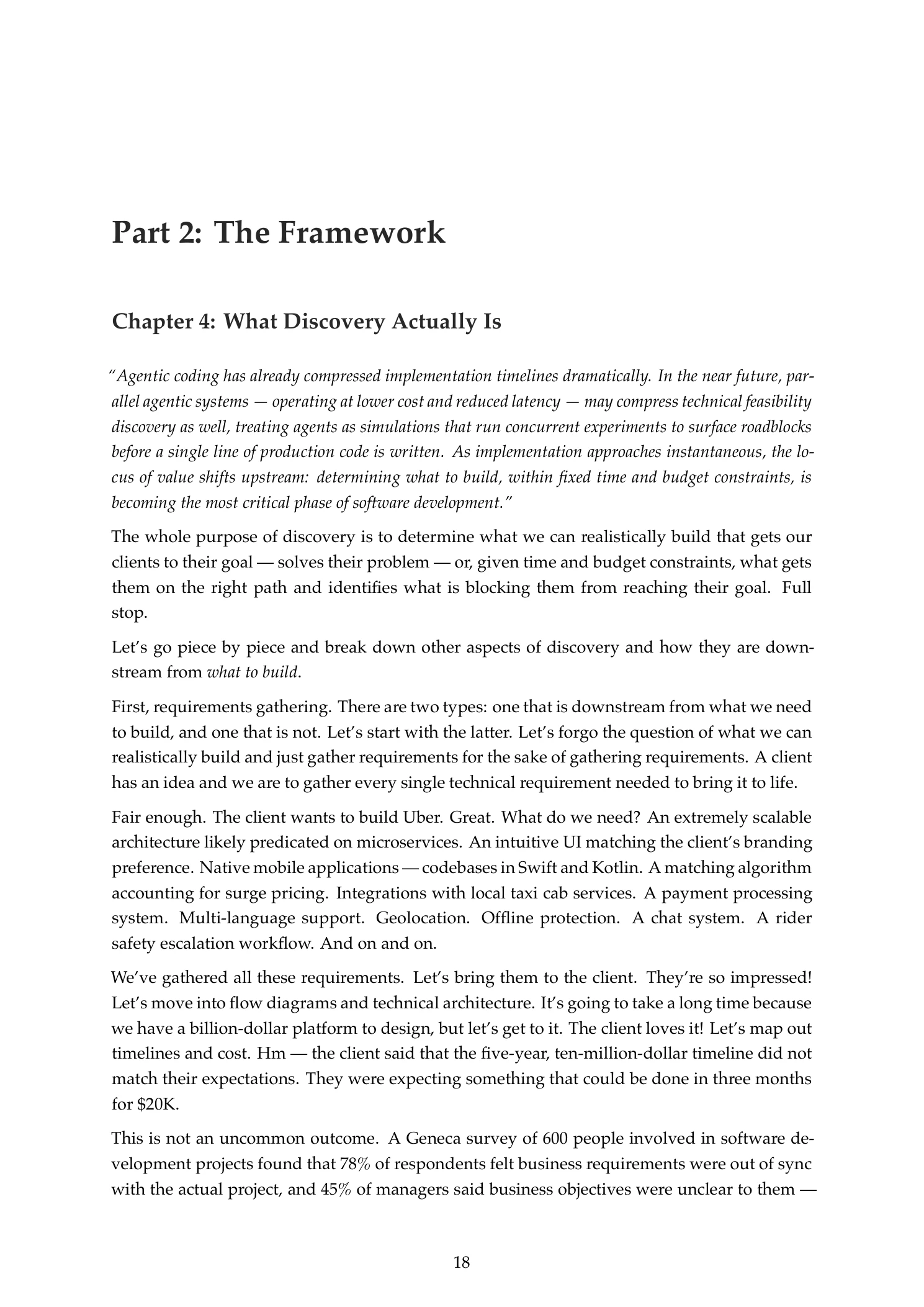 Page 18 of Forward Deployed: What Discovery Actually Is