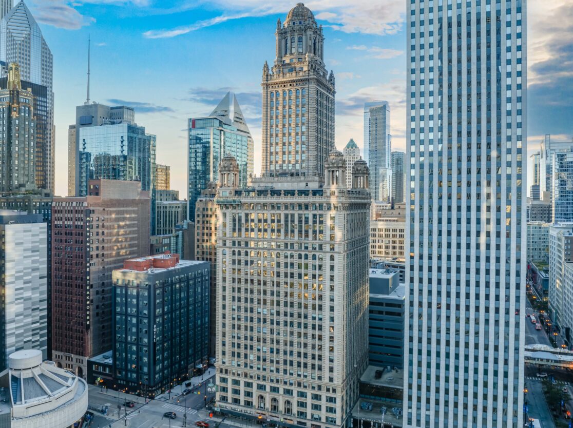 The Jewelers Building on East Wacker Drive in Chicago